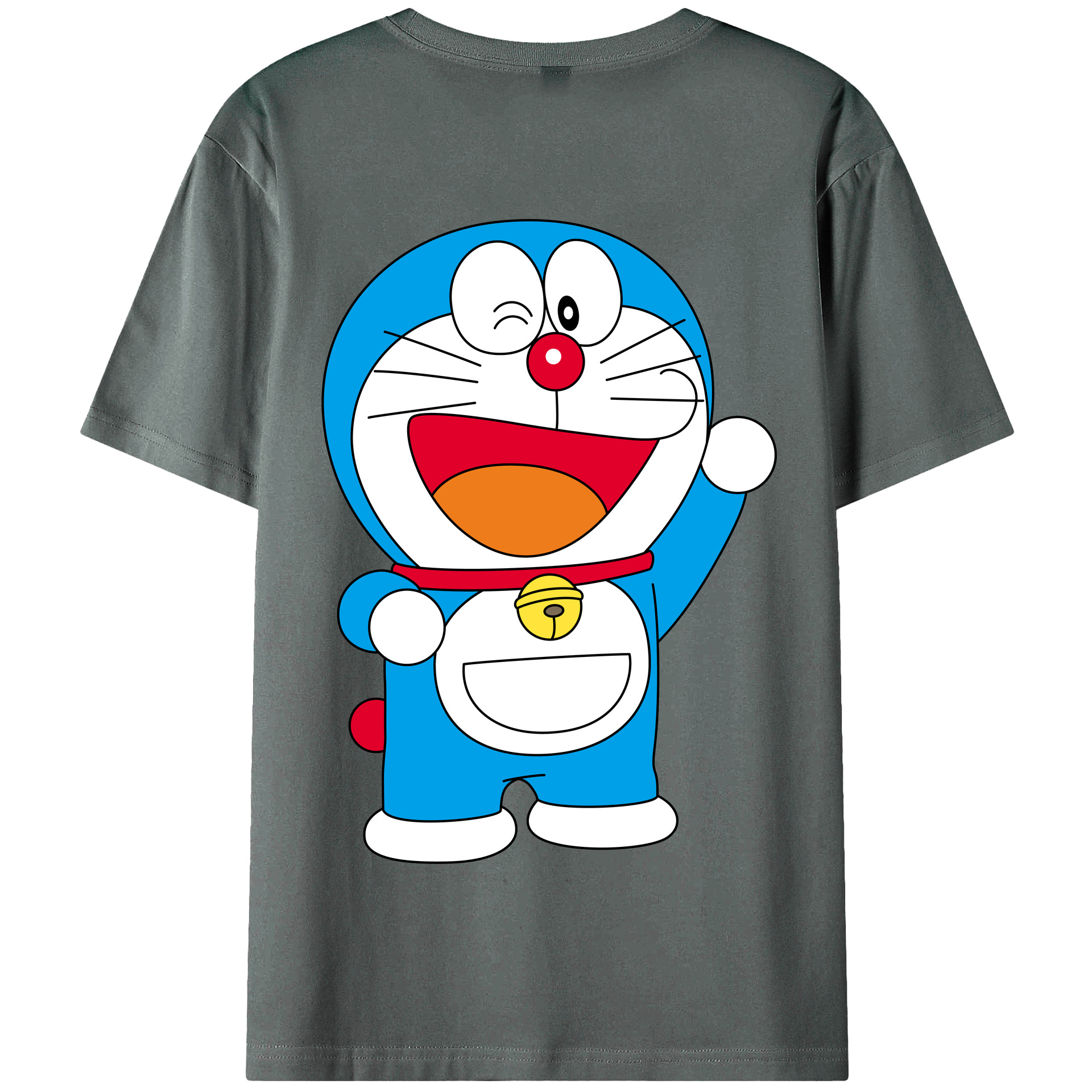 （画像用） ドラえもん Doraemon 綿100％半袖Tシャツ（背面プリント）